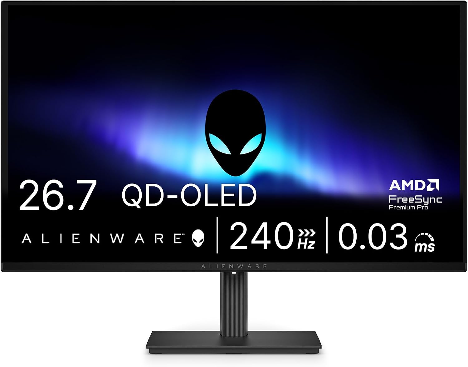 Alienware AW2726DM 27-inch QD-OLED gaming monitor