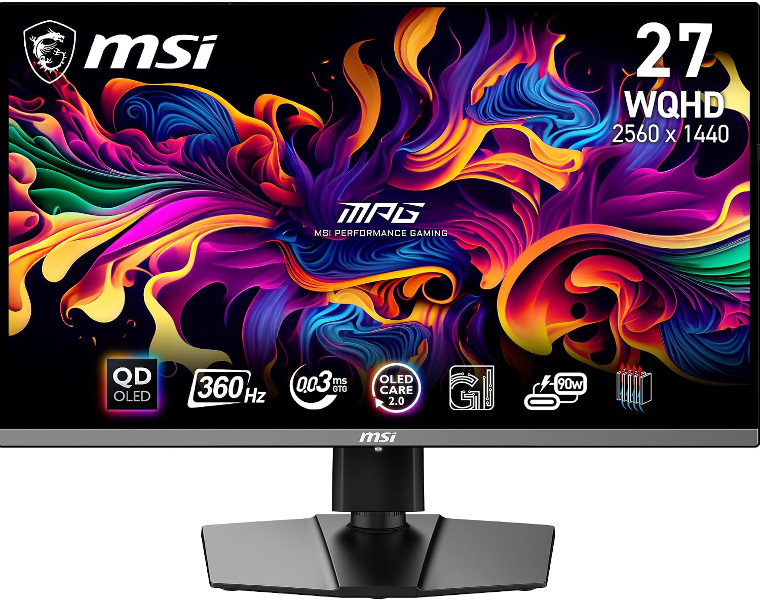 MSI MPG 271QRX 360Hz QD-OLED monitor