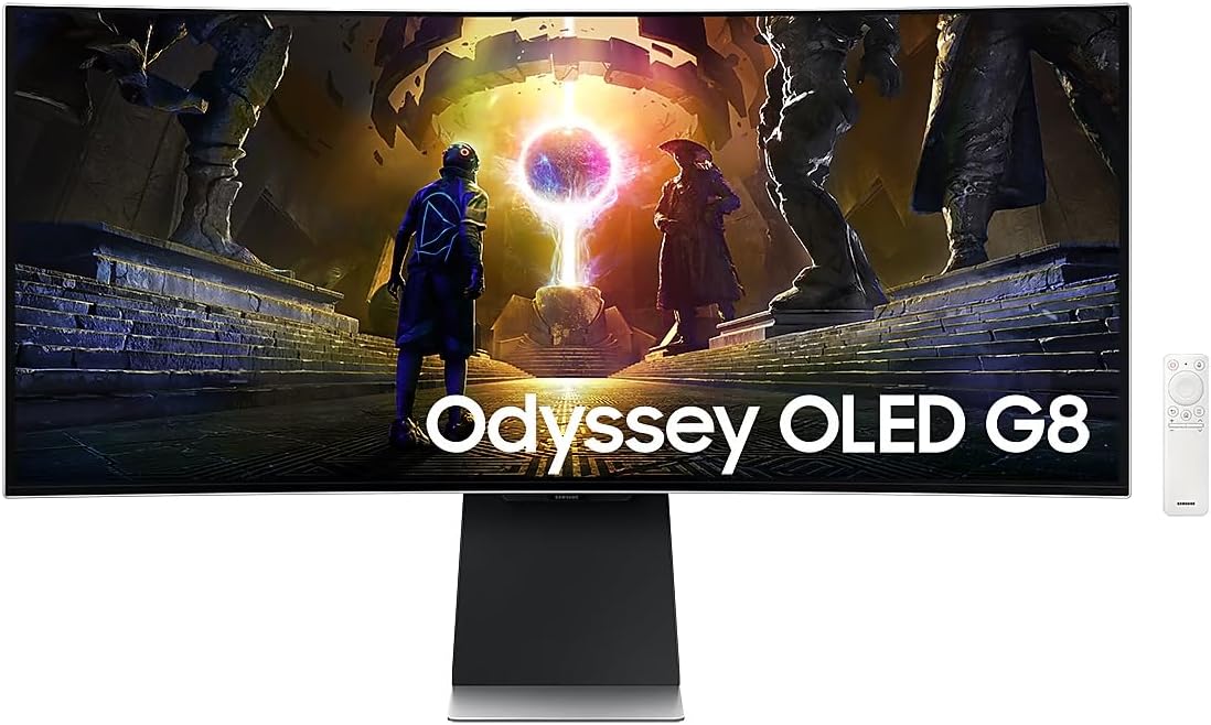 Samsung Odyssey OLED G8 34-inch curved ultrawide monitor